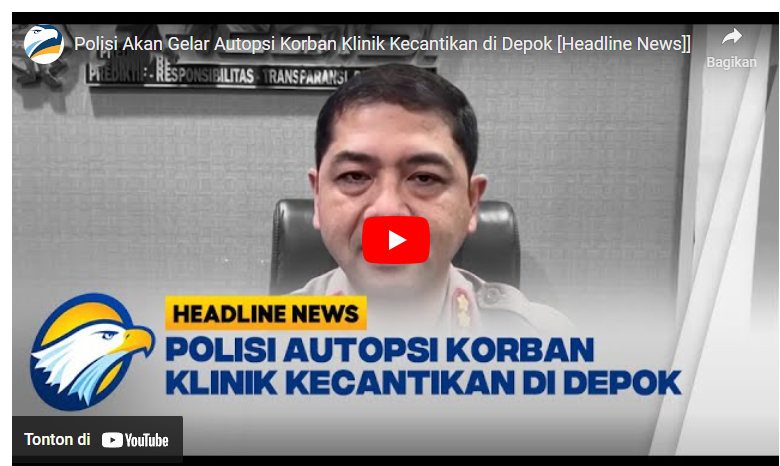 Polisi Bakal Gelar Autopsi Korban Sedot Lemak di Klinik Kecantikan Depok